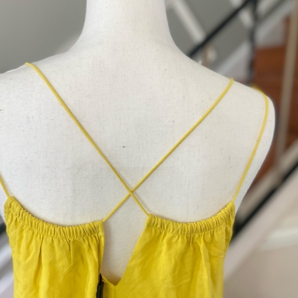 ⭐️PRICEDROP⭐️MASSIMO Dutti Silky lemon tank NWT - Picture 7 of 11